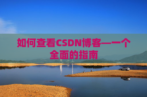 如何查看CSDN博客—一个全面的指南